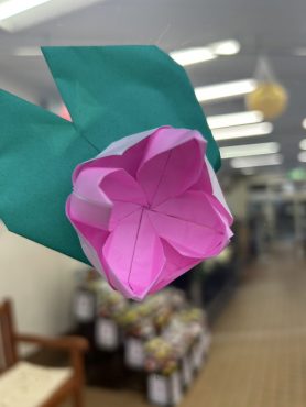 折り紙の蓮（はす）｜「いなげ花店」　（山形県上山市の花キューピット加盟店 花屋）のブログ