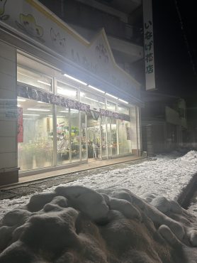 寒い一日でした｜「いなげ花店」　（山形県上山市の花キューピット加盟店 花屋）のブログ